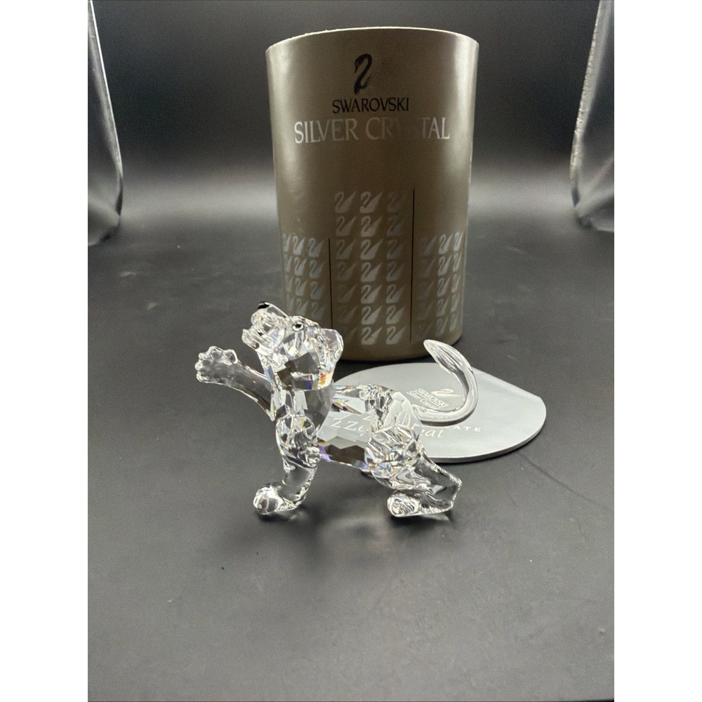 SWAROVSKI LION CUB 210460 MIB COA